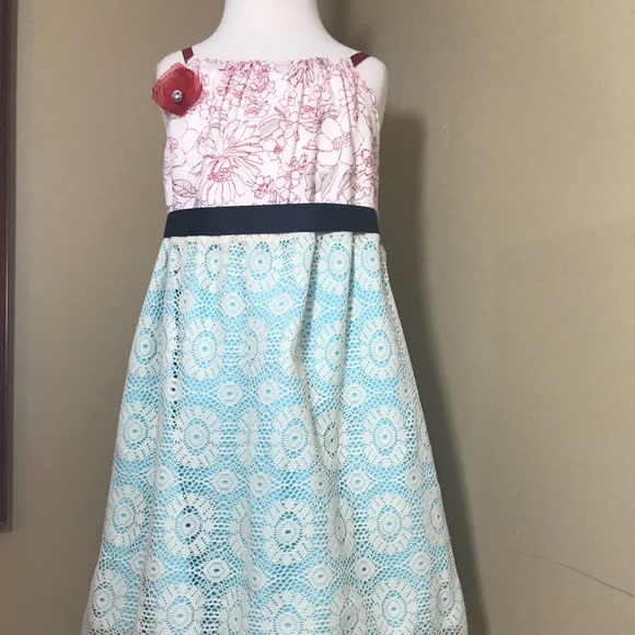 Moxie and Mabel Boho Vintage Style Girls Dress - Picture 3 of 11